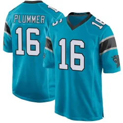 Jack Plummer Carolina Panthers Game Men's Alternate Jersey (Blue)