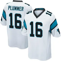 Jack Plummer Carolina Panthers Game Men's Jersey (White)