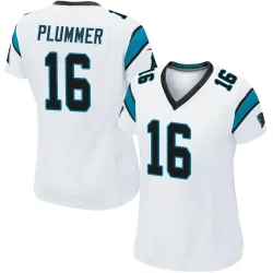 Jack Plummer Carolina Panthers Game Women's Jersey (White)