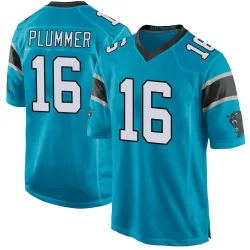 Jack Plummer Carolina Panthers Game Youth Alternate Jersey (Blue)