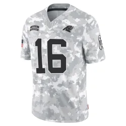 Jack Plummer Carolina Panthers Limited Men's 2024 Salute to Service Jersey (Arctic Camo)