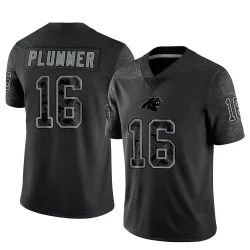 Jack Plummer Carolina Panthers Limited Men's Reflective Jersey (Black)