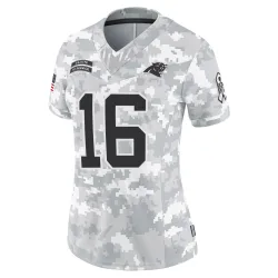Jack Plummer Carolina Panthers Limited Women's 2024 Salute to Service Jersey (Arctic Camo)