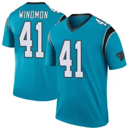 Jacoby Windmon Carolina Panthers Legend Men's Color Rush Jersey (Blue)