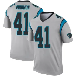 Jacoby Windmon Carolina Panthers Legend Men's Inverted Silver Jersey ()