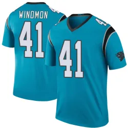 Jacoby Windmon Carolina Panthers Legend Youth Color Rush Jersey (Blue)