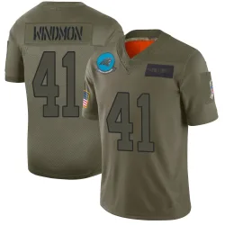Jacoby Windmon Carolina Panthers Limited Men's 2019 Salute to Service Jersey (Camo)