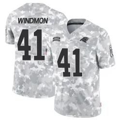 Jacoby Windmon Carolina Panthers Limited Men's 2024 Salute to Service Jersey (Arctic Camo)
