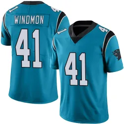 Jacoby Windmon Carolina Panthers Limited Men's Alternate Vapor Untouchable Jersey (Blue)