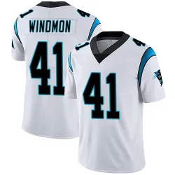 Jacoby Windmon Carolina Panthers Limited Men's Vapor Untouchable Jersey (White)