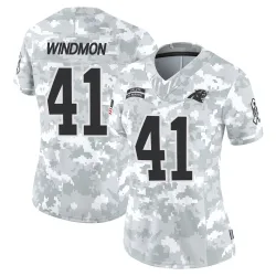 Jacoby Windmon Carolina Panthers Limited Women's 2024 Salute to Service Jersey (Arctic Camo)