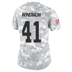 Jacoby Windmon Carolina Panthers Limited Women's 2024 Salute to Service Jersey (Arctic Camo)