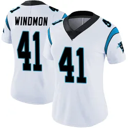 Jacoby Windmon Carolina Panthers Limited Women's Vapor Untouchable Jersey (White)