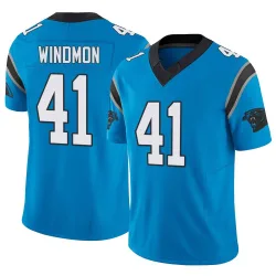 Jacoby Windmon Carolina Panthers Limited Youth Vapor F.U.S.E. Jersey (Blue)