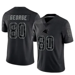Jacolby George Carolina Panthers Limited Men's Reflective Jersey (Black)