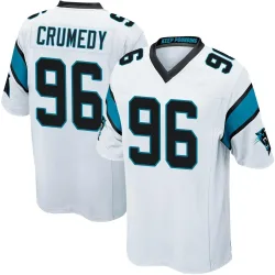 Jaden Crumedy Carolina Panthers Game Men's Jersey (White)