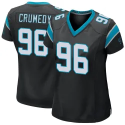 Jaden Crumedy Carolina Panthers Game Women's Team Color Jersey (Black)