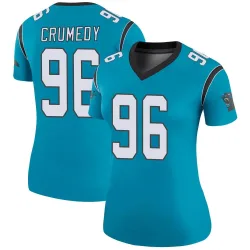 Jaden Crumedy Carolina Panthers Legend Women's Color Rush Jersey (Blue)