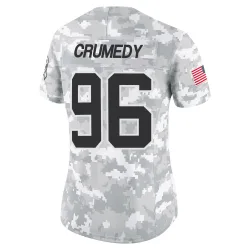 Jaden Crumedy Carolina Panthers Limited Women's 2024 Salute to Service Jersey (Arctic Camo)