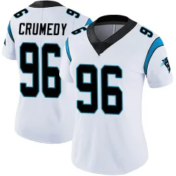 Jaden Crumedy Carolina Panthers Limited Women's Vapor Untouchable Jersey (White)