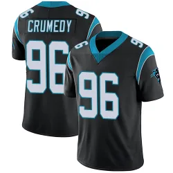 Jaden Crumedy Carolina Panthers Limited Youth Team Color Vapor Untouchable Jersey (Black)