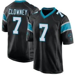 Jadeveon Clowney Carolina Panthers Game Men's Team Color Jersey (Black)