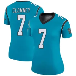 Jadeveon Clowney Carolina Panthers Legend Women's Color Rush Jersey (Blue)