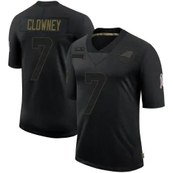 Jadeveon Clowney Carolina Panthers Limited Men's 2020 Salute To Service Jersey (Black)