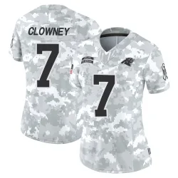 Jadeveon Clowney Carolina Panthers Limited Women's 2024 Salute to Service Jersey (Arctic Camo)