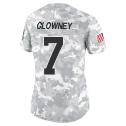 Jadeveon Clowney Carolina Panthers Limited Women's 2024 Salute to Service Jersey (Arctic Camo)