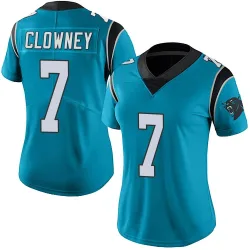 Jadeveon Clowney Carolina Panthers Limited Women's Alternate Vapor Untouchable Jersey (Blue)