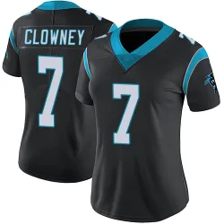 Jadeveon Clowney Carolina Panthers Limited Women's Team Color Vapor Untouchable Jersey (Black)