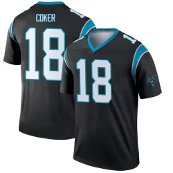Jalen Coker Carolina Panthers Legend Men's Jersey (Black)