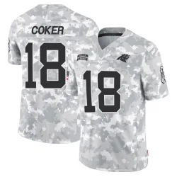 Jalen Coker Carolina Panthers Limited Men's 2024 Salute to Service Jersey (Arctic Camo)