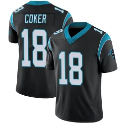 Jalen Coker Carolina Panthers Limited Men's Team Color Vapor Untouchable Jersey (Black)