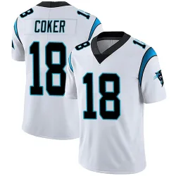 Jalen Coker Carolina Panthers Limited Men's Vapor Untouchable Jersey (White)