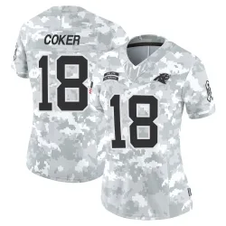 Jalen Coker Carolina Panthers Limited Women's 2024 Salute to Service Jersey (Arctic Camo)