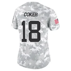 Jalen Coker Carolina Panthers Limited Women's 2024 Salute to Service Jersey (Arctic Camo)
