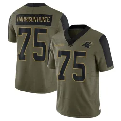 Jared Harrison-Hunte Carolina Panthers Limited Men's 2021 Salute To Service Jersey (Olive)