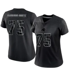 Jared Harrison-Hunte Carolina Panthers Limited Women's Reflective Jersey (Black)
