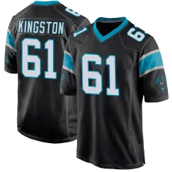 Jarrett Kingston Carolina Panthers Game Men's Team Color Jersey (Black)