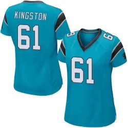 Jarrett Kingston Carolina Panthers Game Women's Alternate Jersey (Blue)