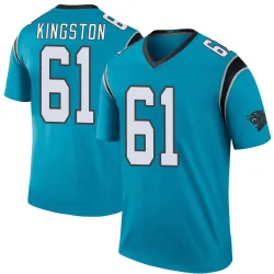 Jarrett Kingston Carolina Panthers Legend Men's Color Rush Jersey (Blue)