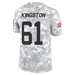Jarrett Kingston Carolina Panthers Limited Men's 2024 Salute to Service Jersey (Arctic Camo)