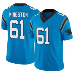 Jarrett Kingston Carolina Panthers Limited Men's Vapor F.U.S.E. Jersey (Blue)