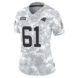 Jarrett Kingston Carolina Panthers Limited Women's 2024 Salute to Service Jersey (Arctic Camo)