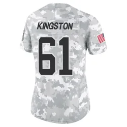Jarrett Kingston Carolina Panthers Limited Women's 2024 Salute to Service Jersey (Arctic Camo)