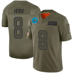 Jaycee Horn Carolina Panthers Limited Men's 2019 Salute to Service Jersey (Camo)