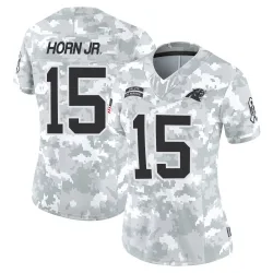 Jimmy Horn Jr. Carolina Panthers Limited Women's 2024 Salute to Service Jersey (Arctic Camo)