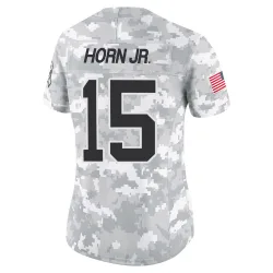 Jimmy Horn Jr. Carolina Panthers Limited Women's 2024 Salute to Service Jersey (Arctic Camo)